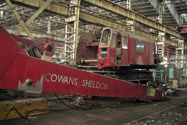 1967 Cowans Sheldon crane in Nigerian Railways workshop (11)