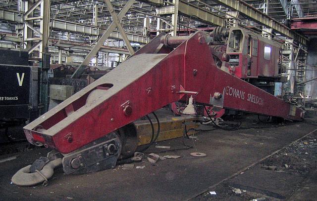 1967 Cowans Sheldon crane in Nigerian Railways workshop (12)