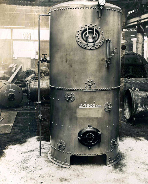 Clayton Vertical Boiler, in Booth Catalogue