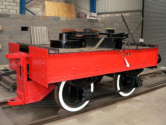 43. Tail-end bogie overhauled and reassembled