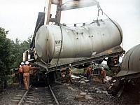 Cement wagon recovery, Darlington, 6.6.1990 (4)