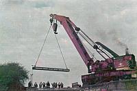 96706 on bridge reconstruction, Hinckley, c.1975