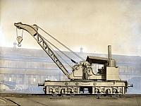 Booth crane 4022 of 1924 for Great Indian Peninsular Railway