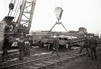 Clearing up at Crofton P.W.Yard, 9.1.1975