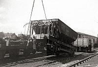 Re-wheeling at Hunslet Down sidings, 22.8.1974