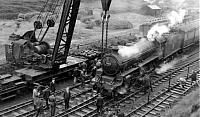 Photo Collection: Derailment and Recovery at Woodhead